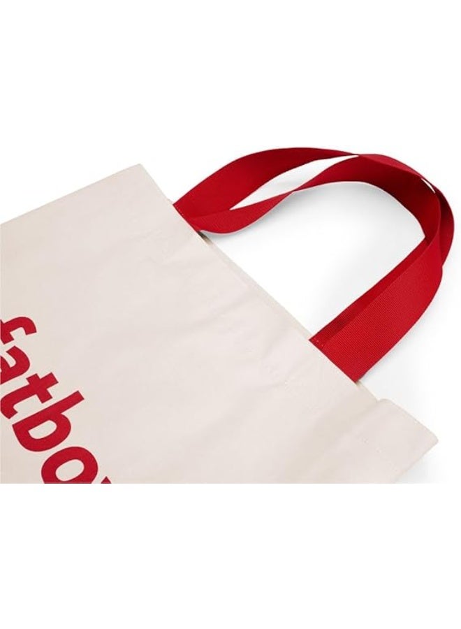 Fatboy Baggy Bag – Large Sturdy Cotton Tote Bag (Dusty Pink, 61 x 55 cm) | Durable Shopping, Travel & Storage Bag - Image 4